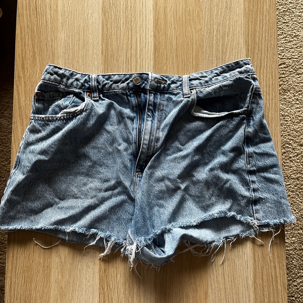 Garage Blue Jean Shorts for Women